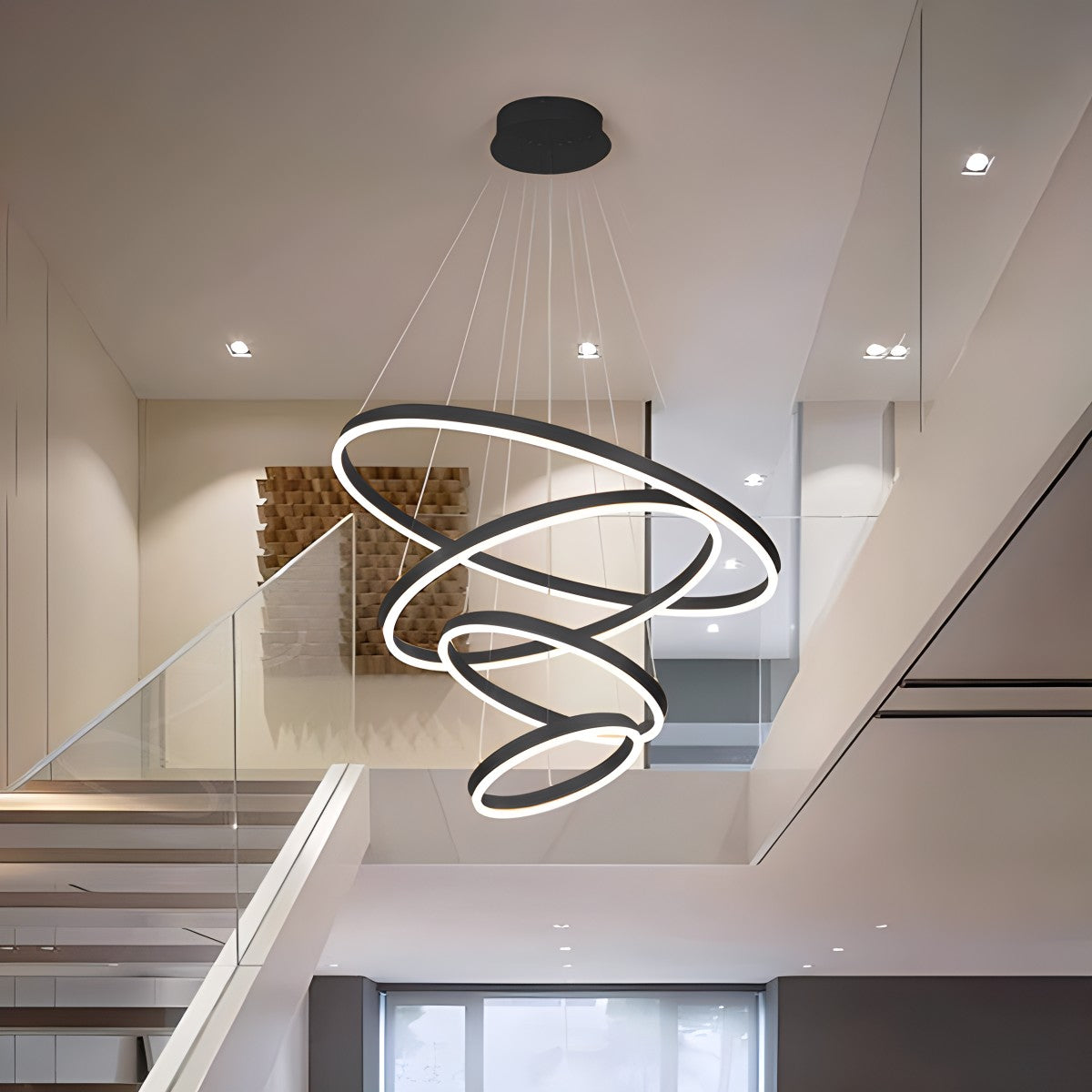 Eloer Tiered Ring Chandelier for Dining Room