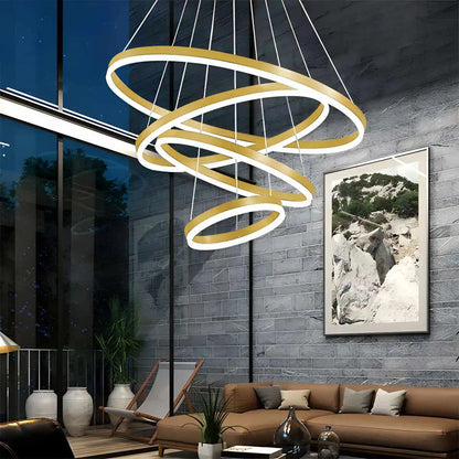 Eloer Tiered Ring Chandelier for Dining Room