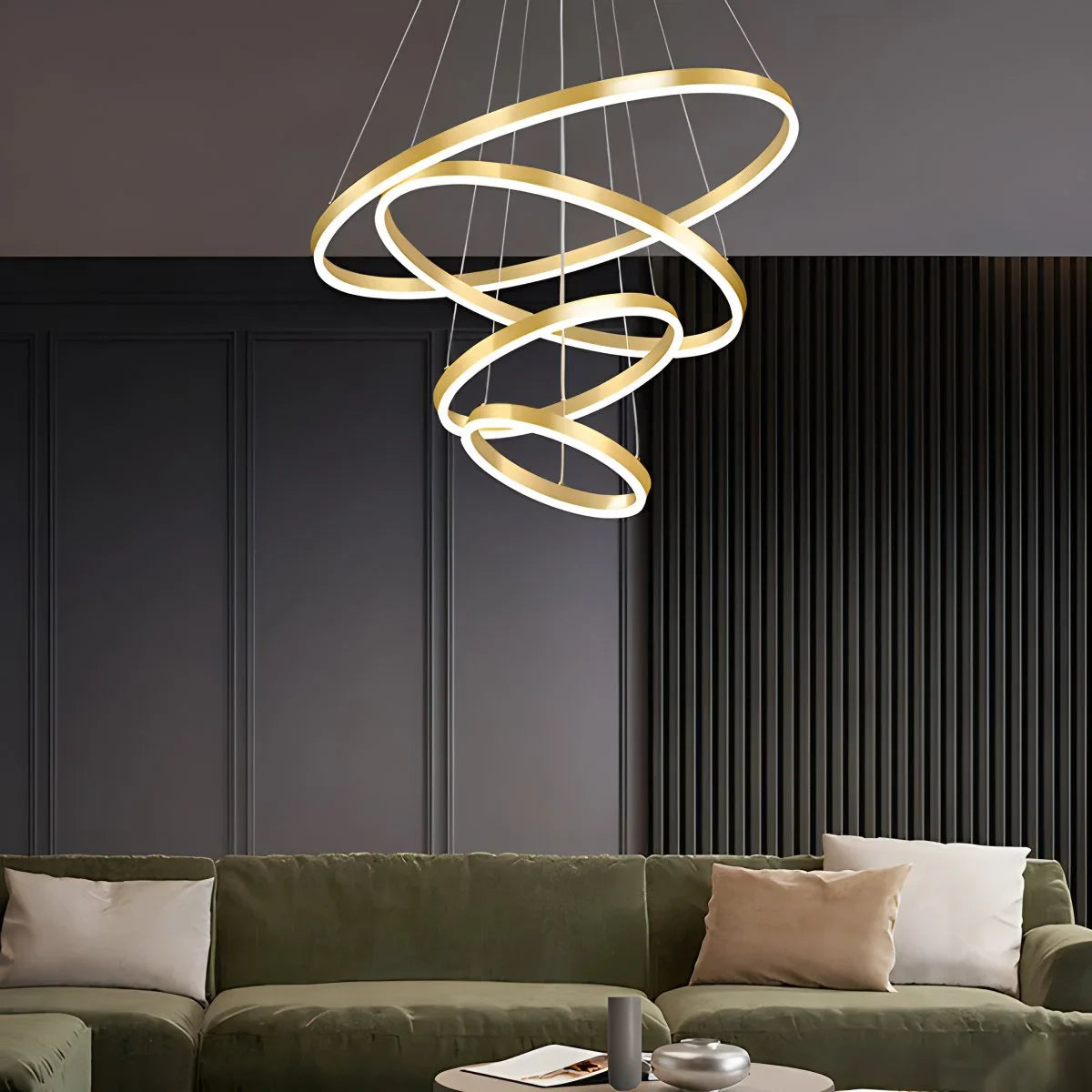 Eloer Tiered Ring Chandelier for Dining Room