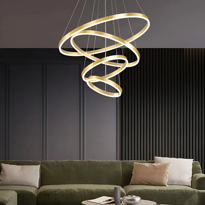 Eloer Tiered Ring Chandelier for Dining Room