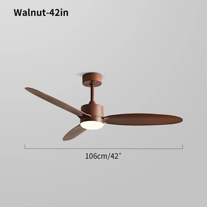 Eloer 3-Blade Ceiling Fan With Light for Bedroom