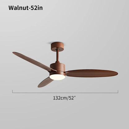 Eloer 3-Blade Ceiling Fan With Light for Bedroom
