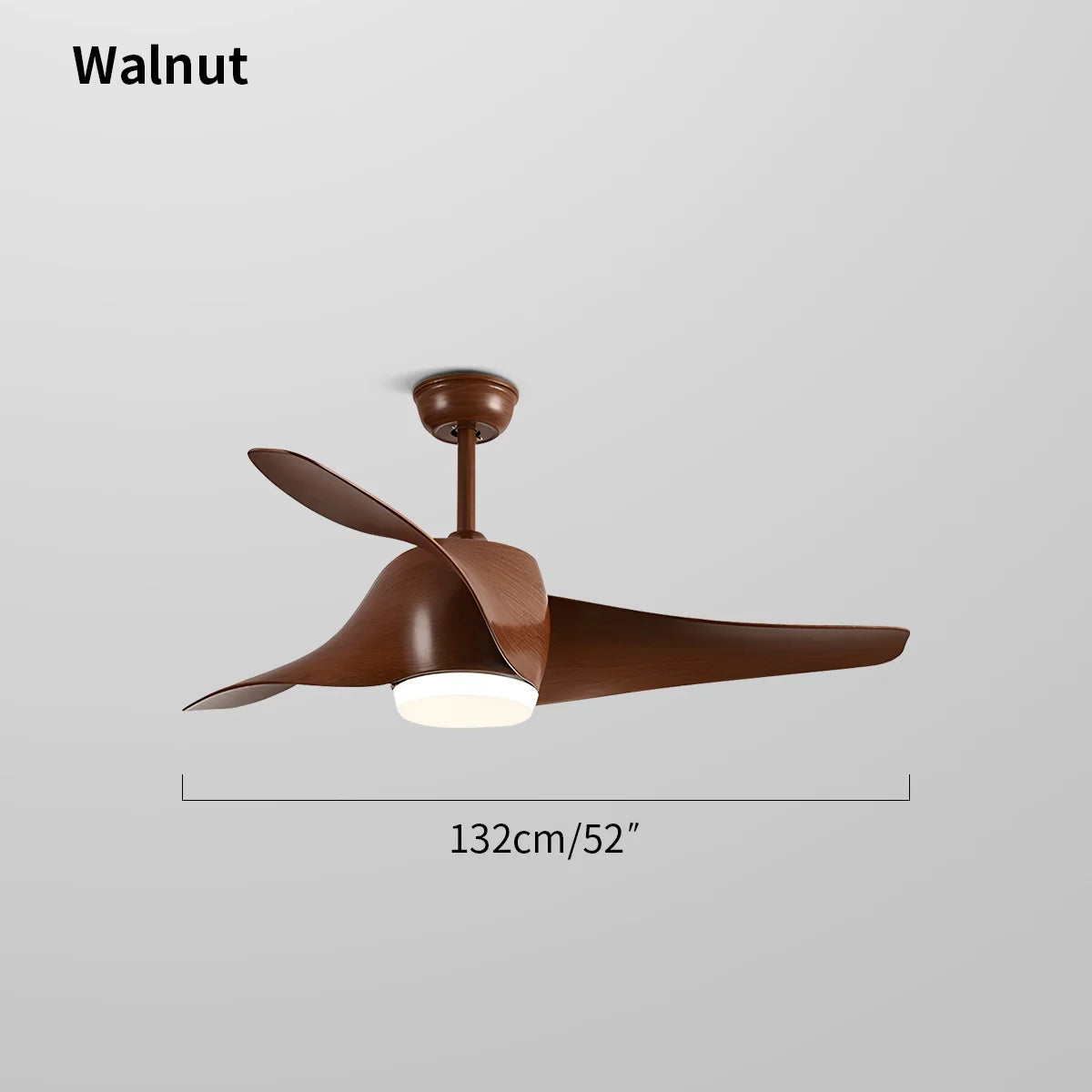 Eloer Propeller Ceiling Fan Lamp for Dining Room