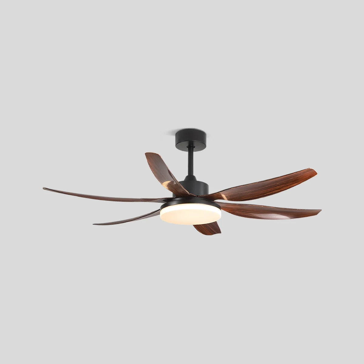 Eloer Nordic Style LED 6-Blade Ceiling Fan with Light