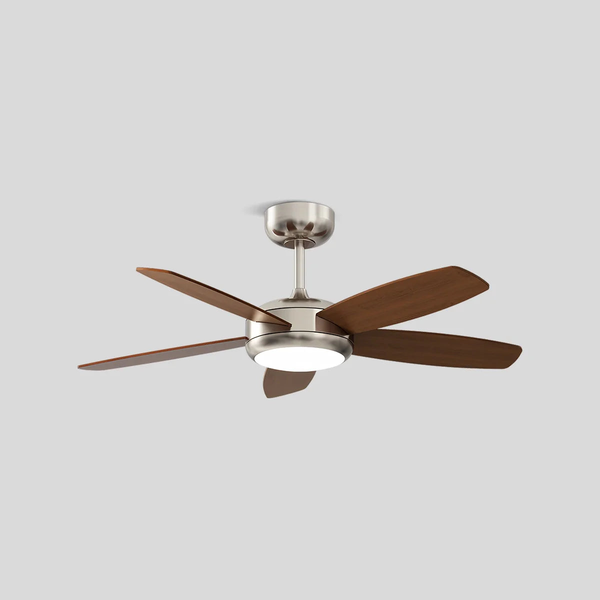 Eloer Retro American Style 5-blade Ceiling Fan Light