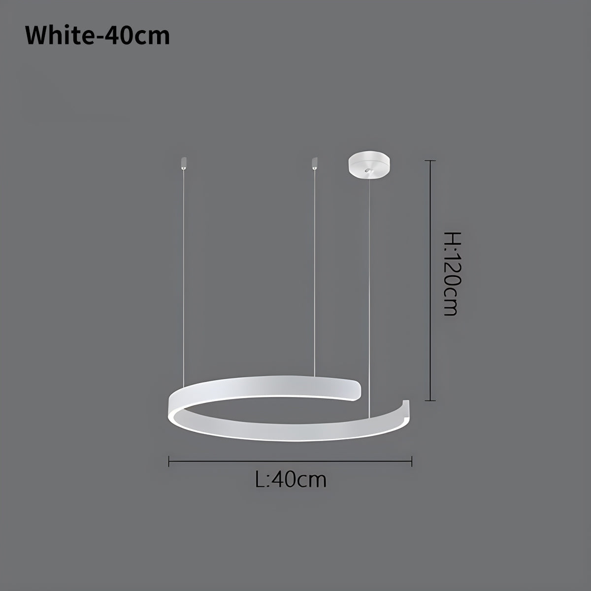 Eloer Modern Ring LED Chandelier for Living Room