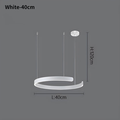 Eloer Modern Ring LED Chandelier for Living Room