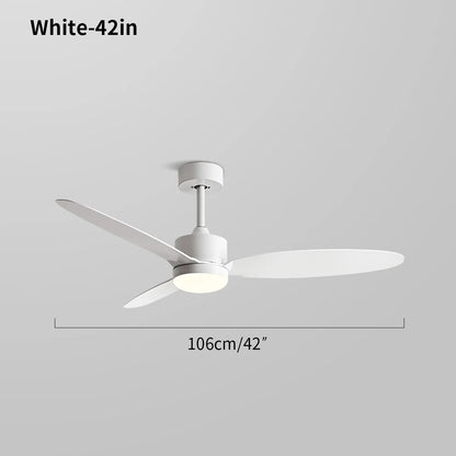 Eloer 3-Blade Ceiling Fan With Light for Bedroom