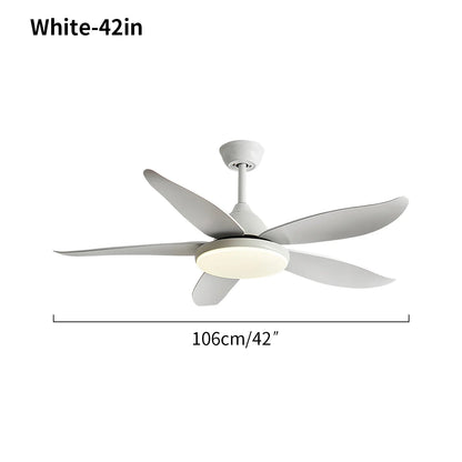 Eloer 5 Blade Contemporary Ceiling Fan Lamp