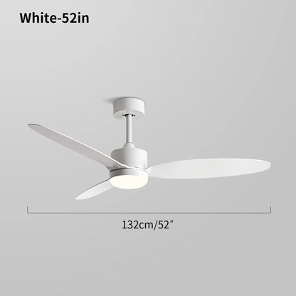 Eloer 3-Blade Ceiling Fan With Light for Bedroom
