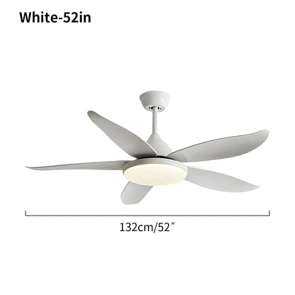 Eloer 5 Blade Contemporary Ceiling Fan Lamp