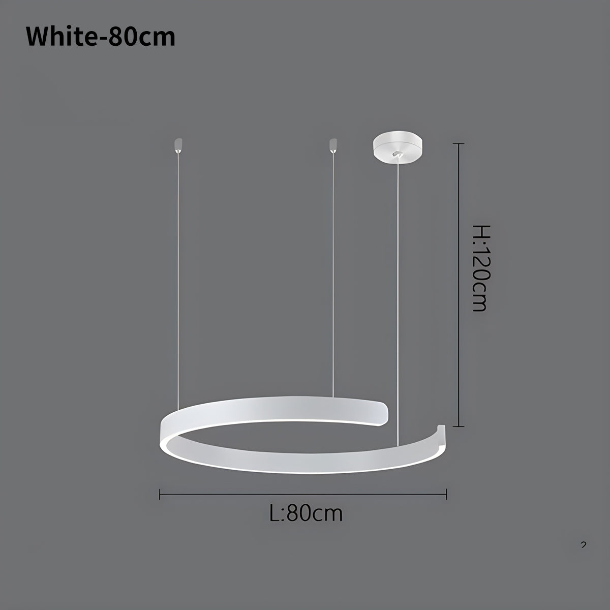 Eloer Modern Ring LED Chandelier for Living Room