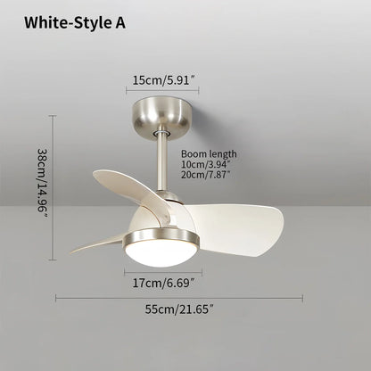 Eloer Simple Ceiling Fan Light for Children's Room