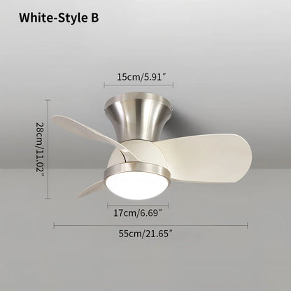 Eloer Simple Ceiling Fan Light for Children's Room