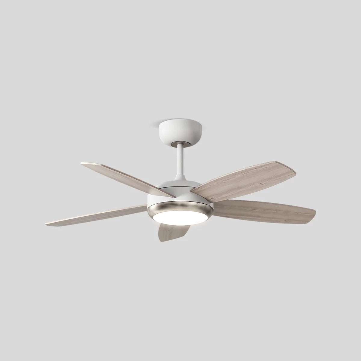 Eloer Retro American Style 5-blade Ceiling Fan Light