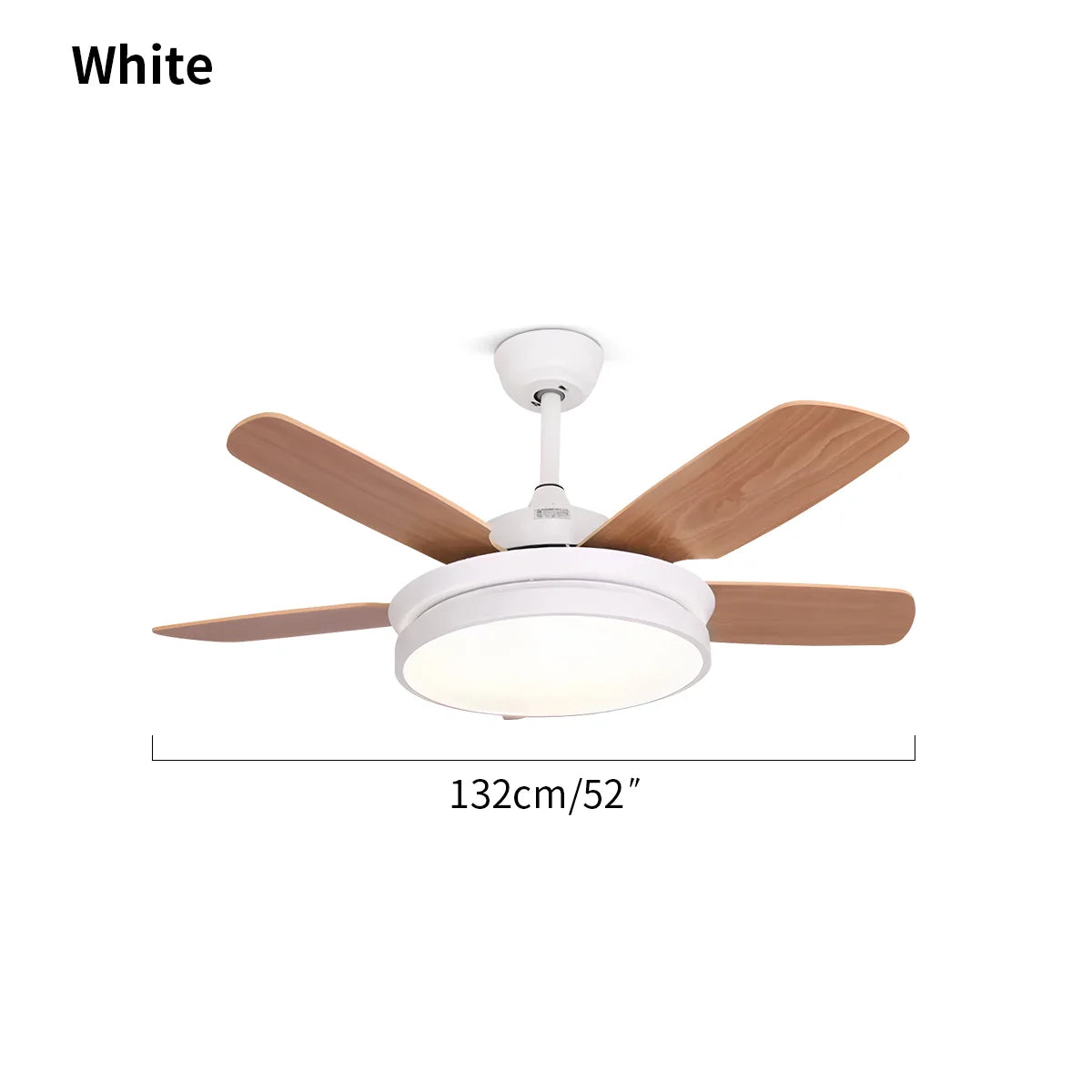 Eloer 5 Blade Ceiling Fan Light for Living Room