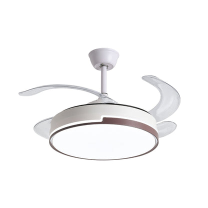 Luvori Remote Minimalist Hugger Ceiling Fan Light