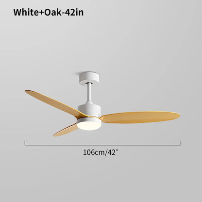 Eloer 3-Blade Ceiling Fan With Light for Bedroom