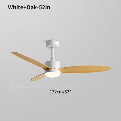 Eloer 3-Blade Ceiling Fan With Light for Bedroom