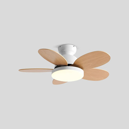 Eloer Scandi Wood Ceiling Fan Lamp for Children’s Room
