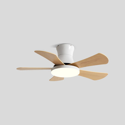 Eloer Scandi Low Profile Ceiling Fan with Light