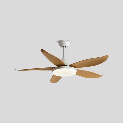 Eloer 5 Blade Contemporary Ceiling Fan Lamp