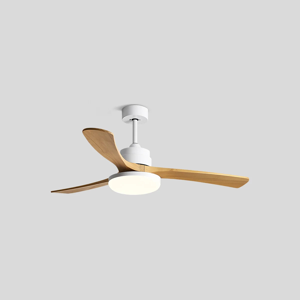 Luvori High Wind Solid Wood Ceiling Fan Light