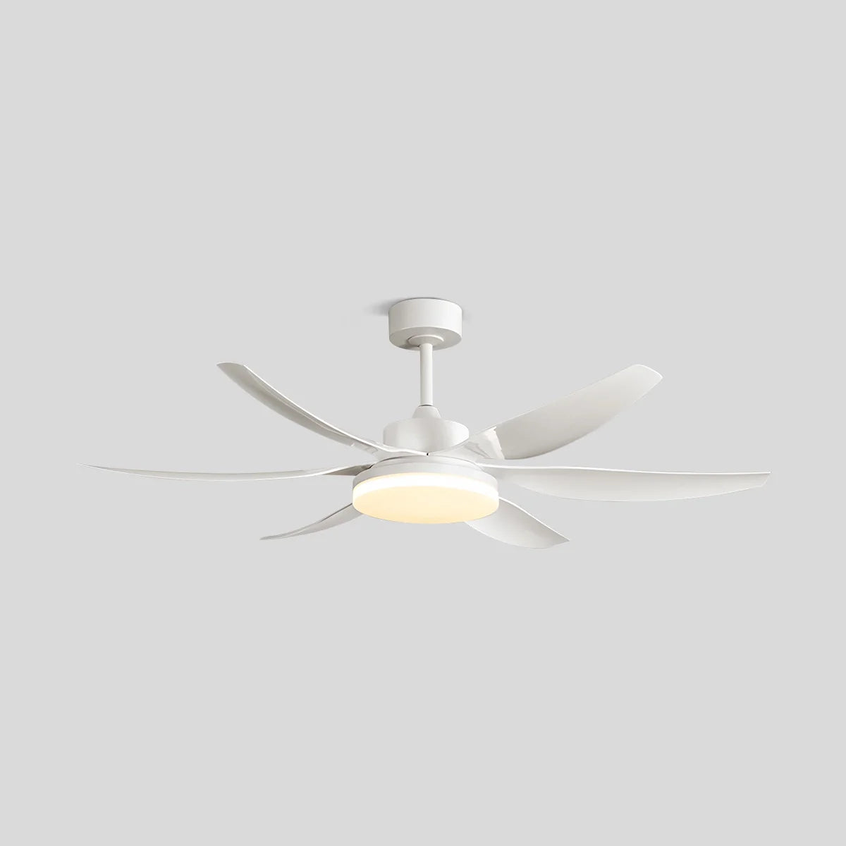 Eloer Nordic Style LED 6-Blade Ceiling Fan with Light