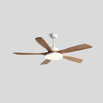 Eloer Minimalist Ceiling Fan with Light for Living Room