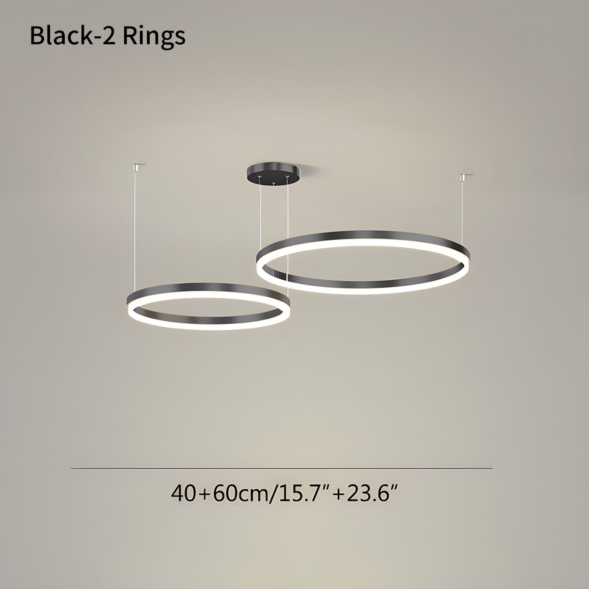 Eloer Modern Wireless Ring Chandelier Ceiling Lamp