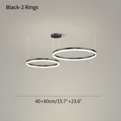 Eloer Modern Wireless Ring Chandelier Ceiling Lamp