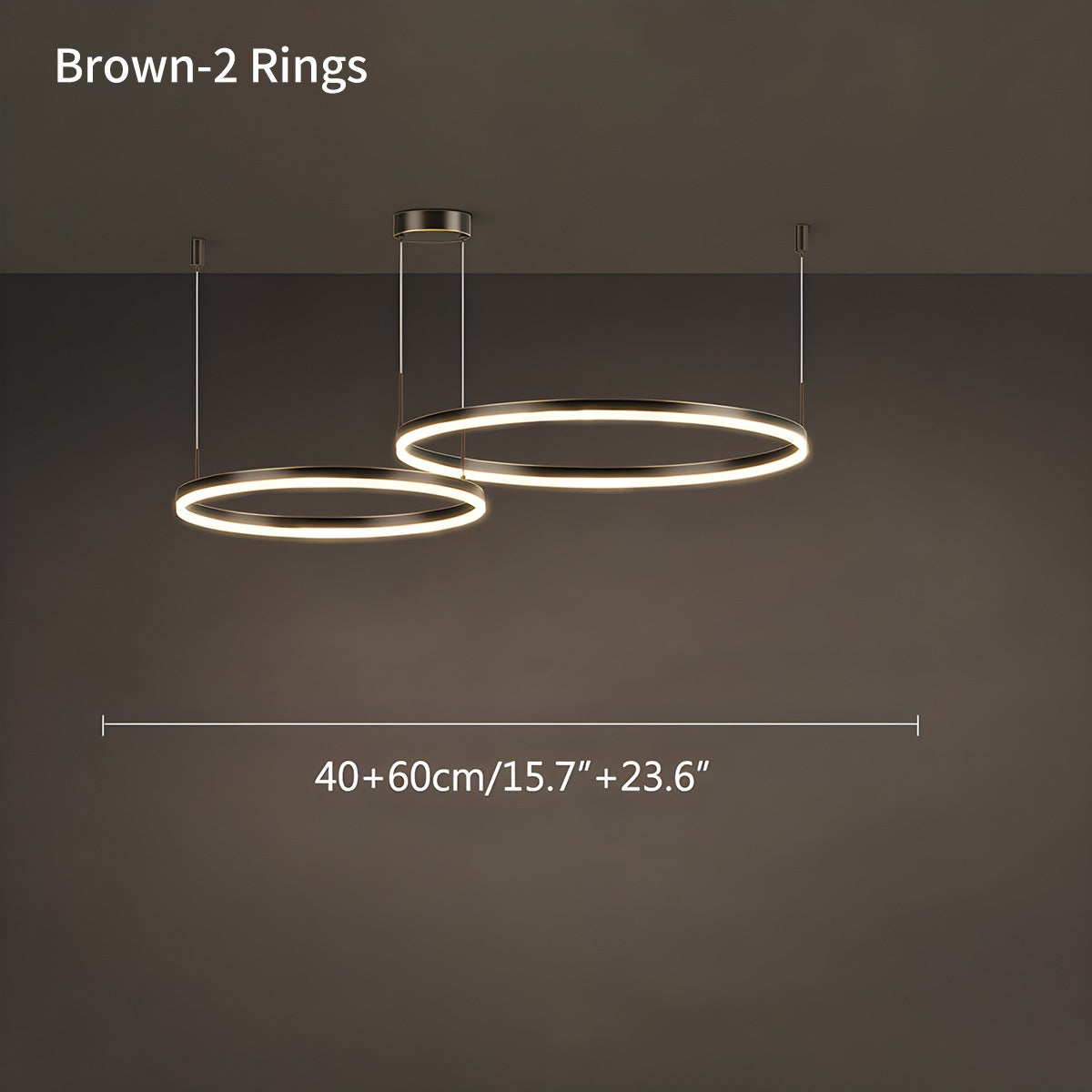 Eloer Modern Wireless Ring Chandelier Ceiling Lamp