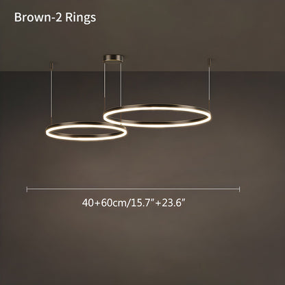 Eloer Modern Wireless Ring Chandelier Ceiling Lamp
