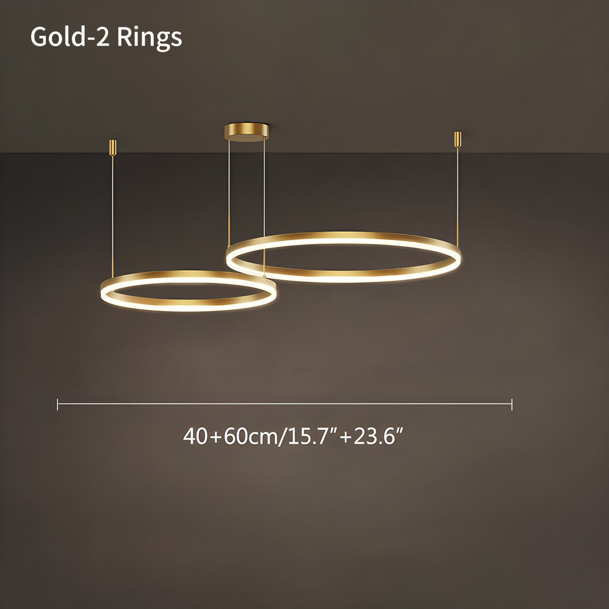 Eloer Modern Wireless Ring Chandelier Ceiling Lamp