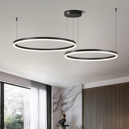 Eloer Modern Wireless Ring Chandelier Ceiling Lamp