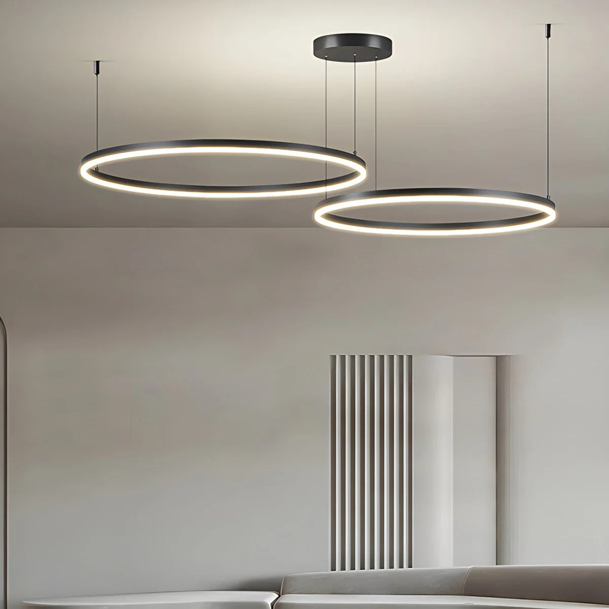 Eloer Modern Wireless Ring Chandelier Ceiling Lamp