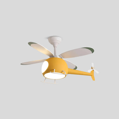 Eloer Airplane Ceiling Fan Lamp for Children’s Room