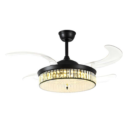 Remote Hugger Ceiling Fan Light for Low Ceilings