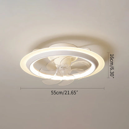 Eloer Creative 360° Rotating Ceiling Fan with Light